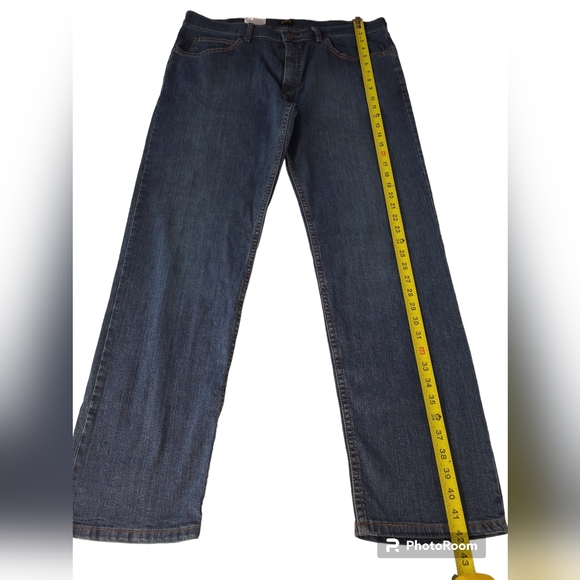 Lee Men's Regular Straight 5-Pocket Jeans - Tinted Midshade Size 36 X 30 - Picture 10 of 11